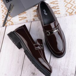 Styli Men Horsebuckle Chunky Loafers-image-29