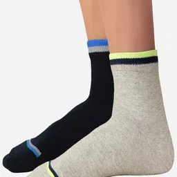 Bodycare Men Pack Of 2 Cotton Calf Length Socks-image-28