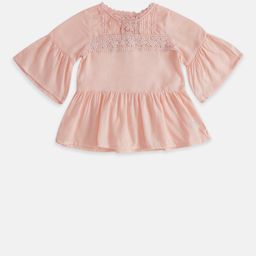Pantaloons Baby Pink Cinched Waist Top-picture-8