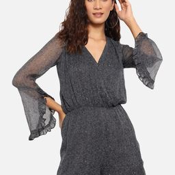Trend Arrest Women Grey Floral Printed Playsuit-31