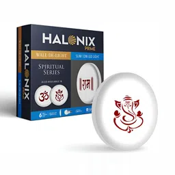 Halonix White & Maroon Printed Traditional Ceiling Lamp-picture-15