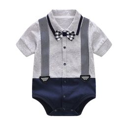 StyleCast Grey Kids Boys Cotton Bodysuit-image-75
