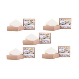 abeers Brown Set of 5 Handmade Multani Mitti Soap 120 g-1