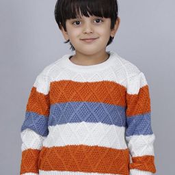 JoE Hazel Boys Striped Acrylic Pullover-15
