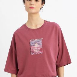 SHOWOFF Women V-Neck Pockets Boxy T-shirt-image-55