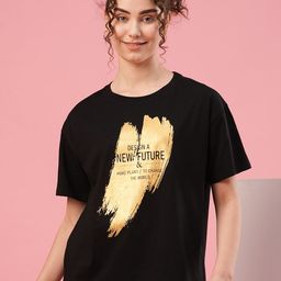 Globus Typography Printed Boxy Fit T-Shirt-picture-18