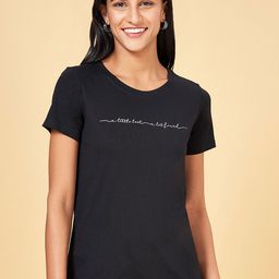 Honey by Pantaloons Typography Printed Regular Fit Cotton T-shirt-image-16