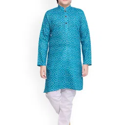 BAESD Boys Printed Regular Kurta with Pyjamas-19