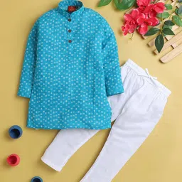 Jeetethnics Boys Printed Regular Kurta with Pyjamas-12