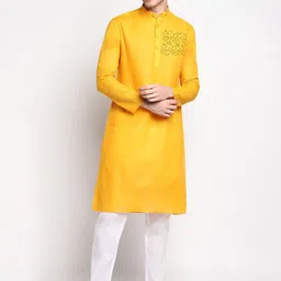 DEVOILER Floral Motifs Printed Regular Kurta with Pyjamas image 1