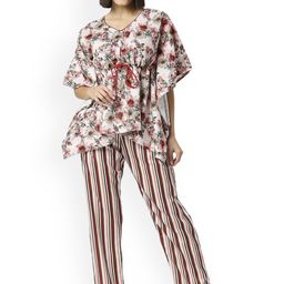 Pyjama Party Women Printed Night suit-image-24
