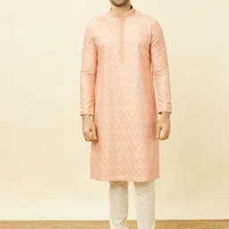 Twamev Ethnic Motifs Embroidered Art Silk Straight Kurta With Churidar-picture-13