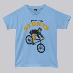 RISH Kids Graphic Printed Dry Fit Loose Cotton Running T-shirt-image-59