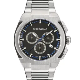 Ferragamo Men Printed Chronograph Analogue Watch SFK200223-10