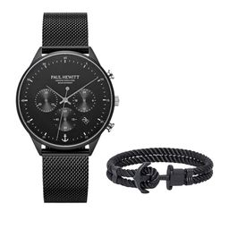 PAUL HEWITT Men Embellished Dial & Stainless Steel Bracelet Style Straps Analogue Watch PH-SET-0384-L-image-27