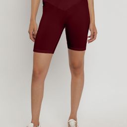 Wearjukebox Women High-Rise Training or Gym Shorts-image-48