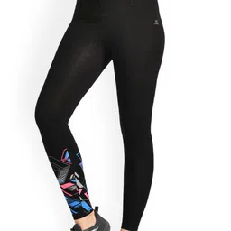 laasa  sports LAASA SPORTS Printed Ankle-Length Cotton Gym Tights-picture-13