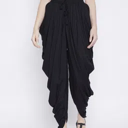 TULIP 21 Women Black Solid Dhoti Pants-37