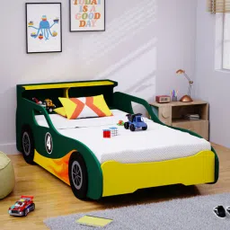 boingg! - a happy start Fire Bird Single Kids Bed In Green Colour-picture-4