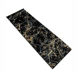 Asad Emporium Rugs Black& cream Geometric Anti-Skid Carpet-22
