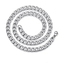 Peora Men Silver-Plated Chain-image-53
