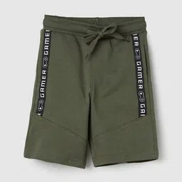 max Boys Typography Printed Mid-Rise Regular Fit Cotton Casual Shorts-picture-13