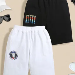 ZIP ZAP ZOOP Pack Of 2 Boys Pure Cotton Shorts-image-38