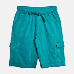 KiddoPanti Boys Mid Rise Pure Cotton Shorts-51