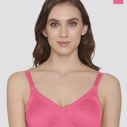 K LINGERIE Pack of 2 Kwid Wirefree Full Coverage Support Plus Size T-Shirt Bra-image-97