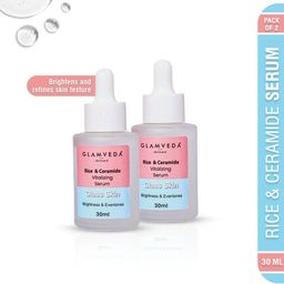 GLAMVEDA Set Of 2 Glass Skin Korean Rice Water & Ceramide Vitalizing Serum - 30ml each-29