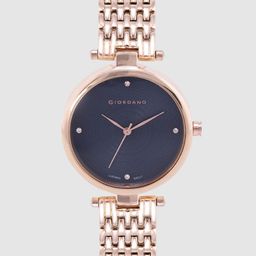 GIORDANO Women Navy Blue Textured Analogue Watch GD-4001-22-56
