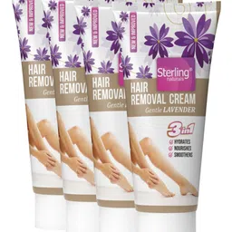 Sterling Set Of 4 Naturals Hair Removal Cream With Lavender - 60 g Each-8