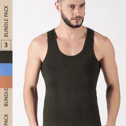 Dollar Men Pack Of 3 Assorted Innerwear Vests MLHVE-01-PO3-image-35