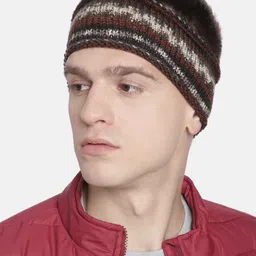 Magic Needles Unisex Multicoloured Striped Headband-8