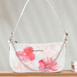 Lino Perros Multicoloured Floral Print Baguette Bag-20