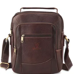Goatter Textured Men Leather Textured Messenger Bag-43
