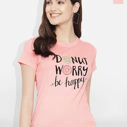 Fabflee Pack Of 2 Typography Printed Cotton T-shirt-image-62