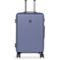 SWISS BRAND Riga Blue Hard Sided 28 inch Large Trolley Bag-53