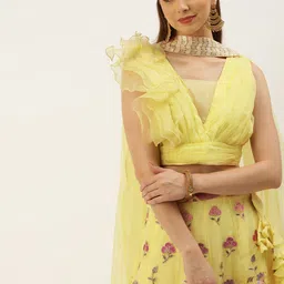 Ethnovog Ready to Wear Lehenga & Blouse With Dupatta-image-40