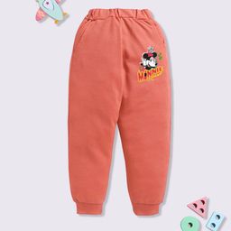YK Disney Girls Minnie Mouse Printed Cotton Joggers-image-44