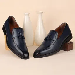 LOUIS STITCH 
Men Leatherette Dual Tone Shade Formal Shoes-image-30