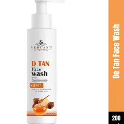 Verdant Natural Care Unisex D Tan & Tan Removal Face Wash - 200 ml-image-92