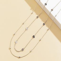 AQUASTREET Pack Of 2 Silver-Toned Dual Strand Waist chain-31