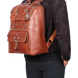 Hidesign Ergonomic Leather Backpack-13