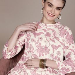 Anouk Women Floral Printed Kurta-image-93