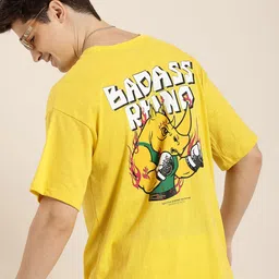 HERE&NOW Printed Drop-Shoulder Sleeves T-shirt-picture-10
