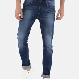 U.S. Polo Assn. Denim Co. Men Blue Regular Fit Mid-Rise Clean Look Jeans-picture-10