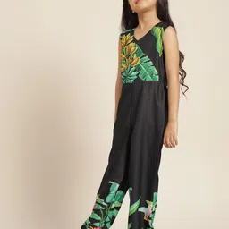 Sangria Girls Floral Printed Basic Jumpsuit-image-99