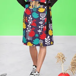 ArtzFolio Printed Apron With 1 Patch Pockets-8
