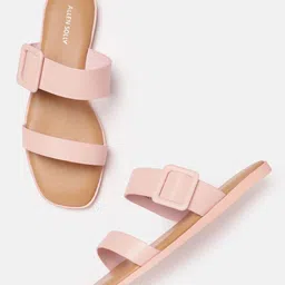 Allen Solly Women Open Toe Flats with Buckles-28